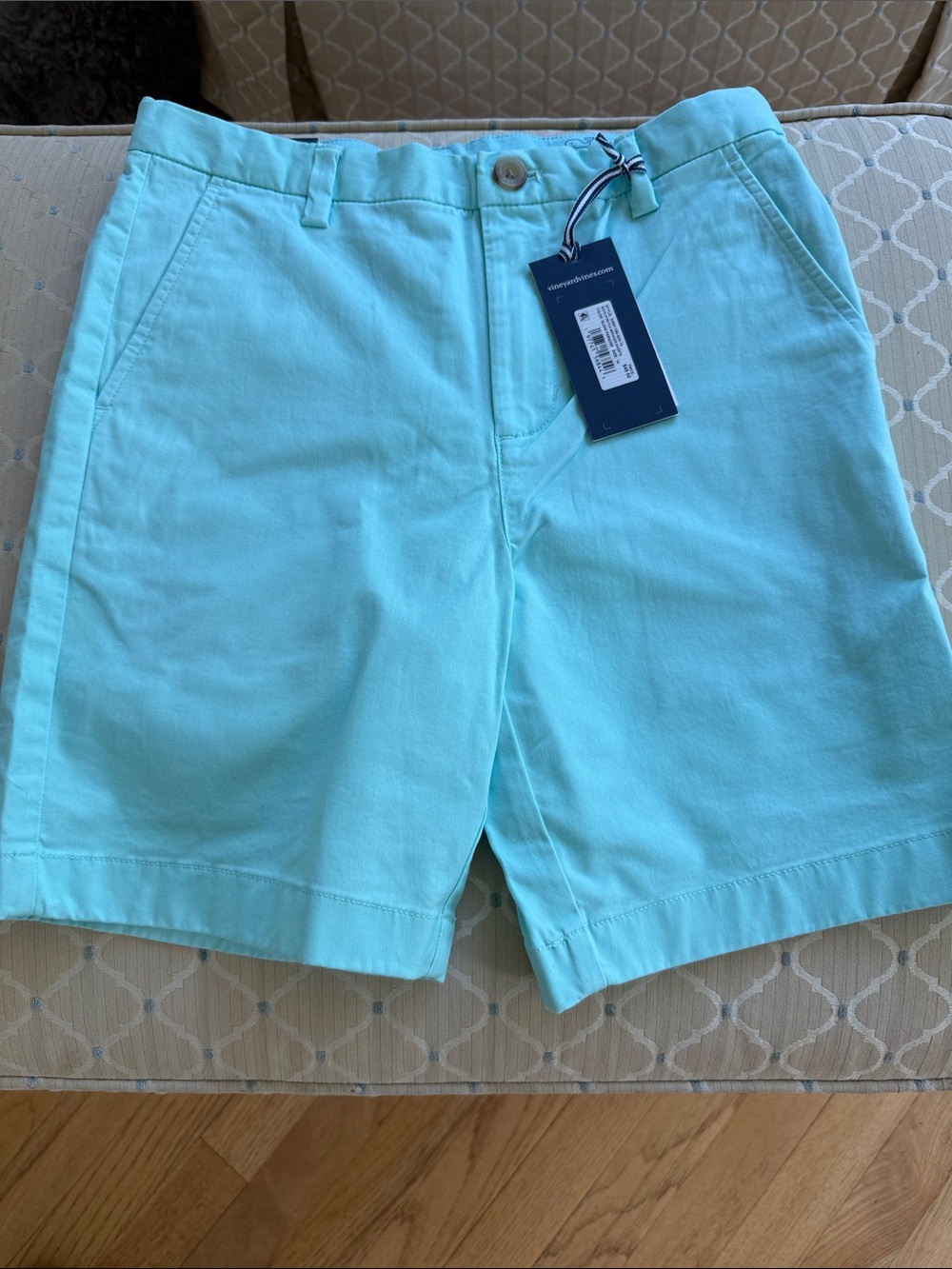 NWT Boys Aqua Vineyard Vines Breaker Shorts, size 14